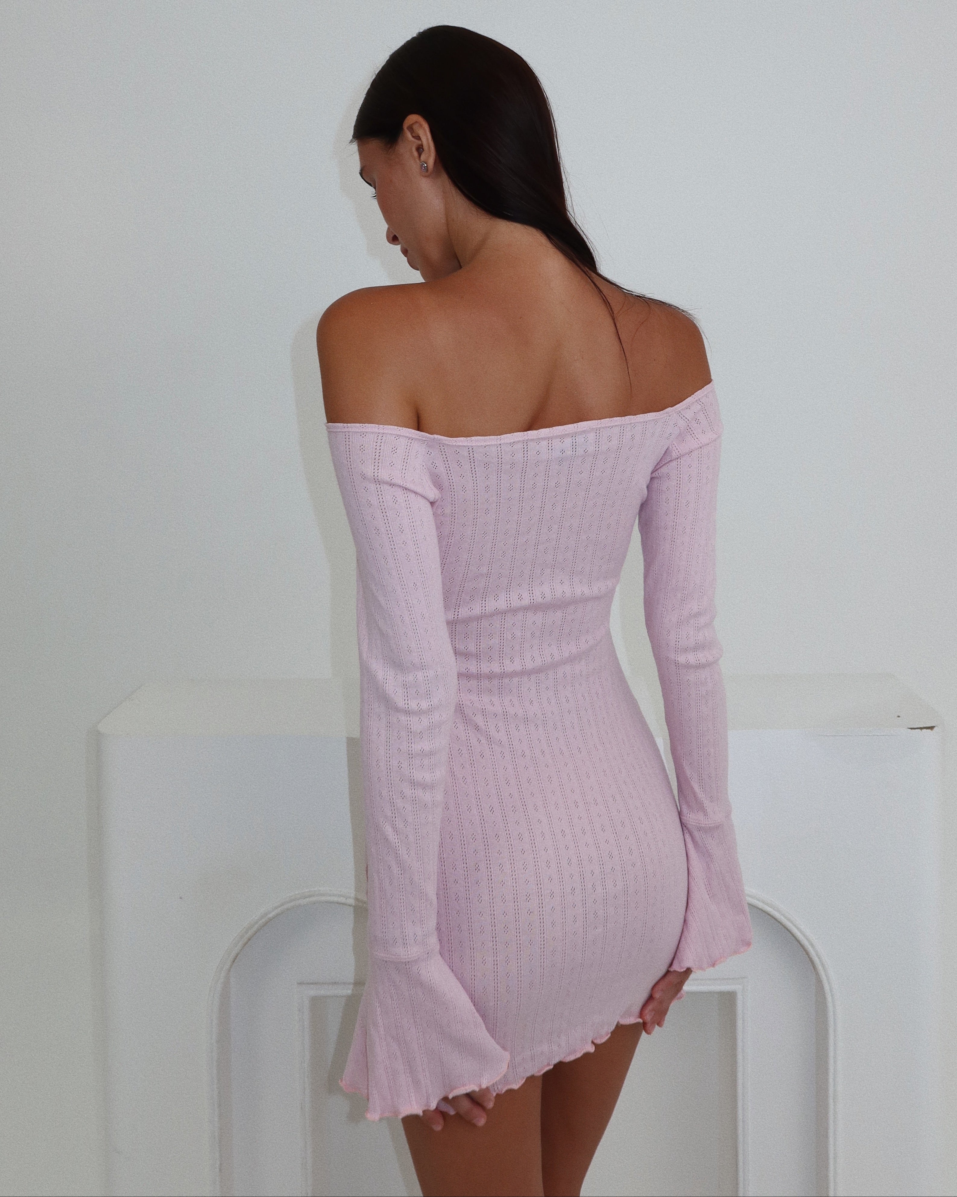 Kimia Off-Shoulder Dress Blush — STORMYY (image 3 of 4)