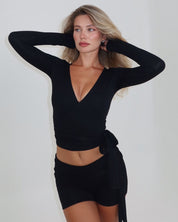 Ava Soft Shorts in Noir — STORMYY (image 2 of 3)