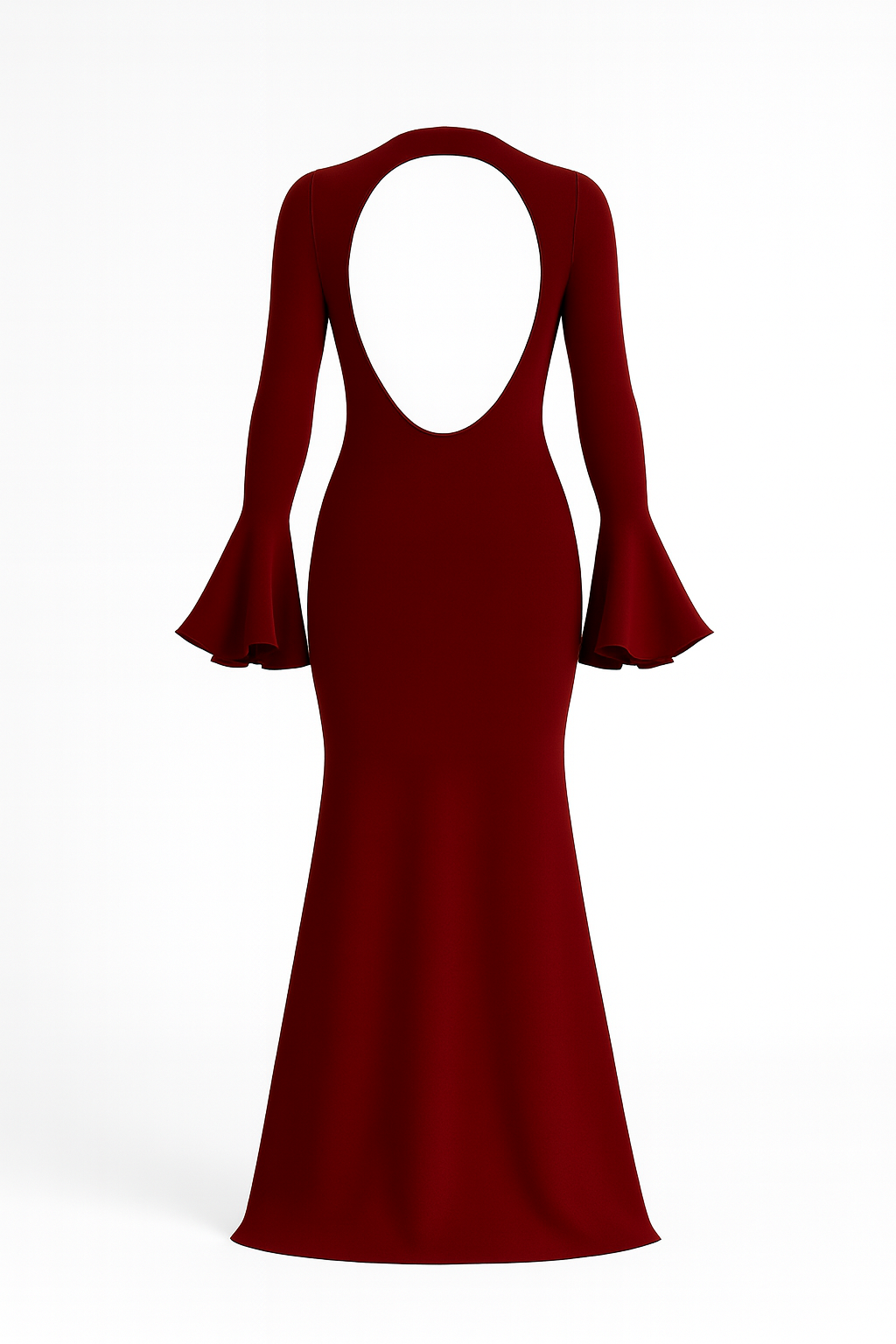 yasmin luxe dress - bordeaux