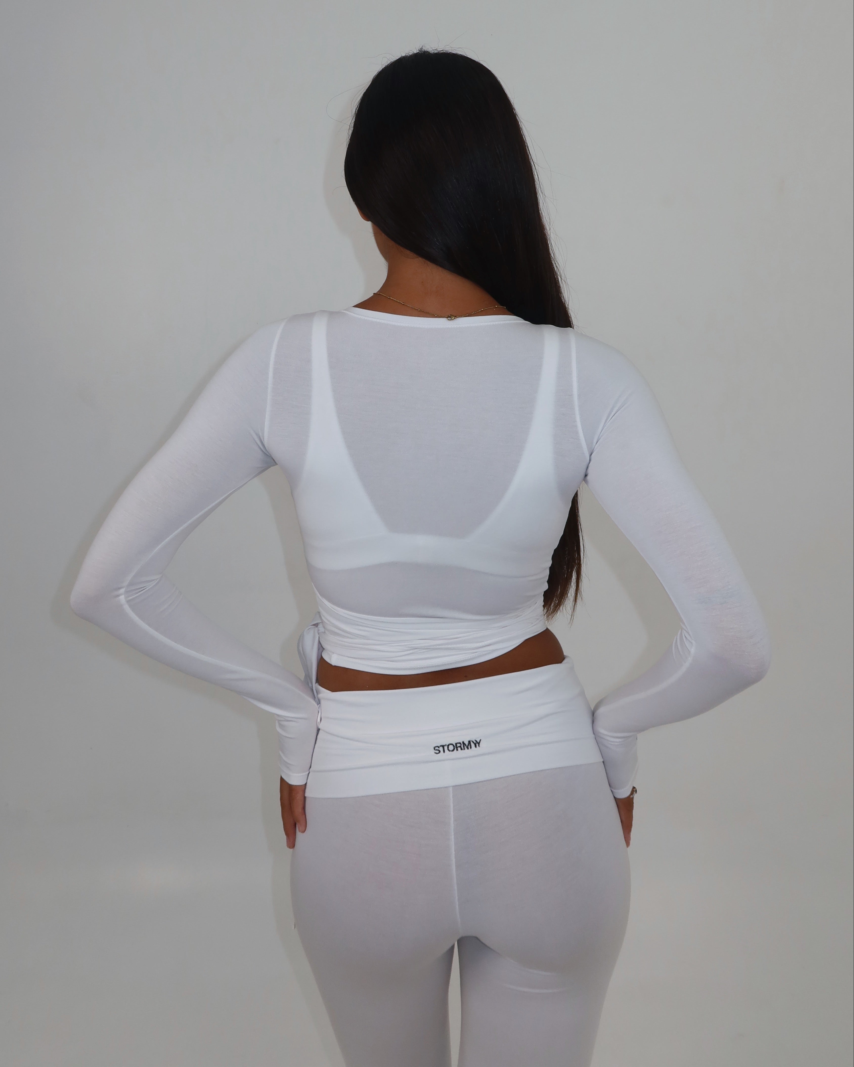 Ava Soft Pants - White