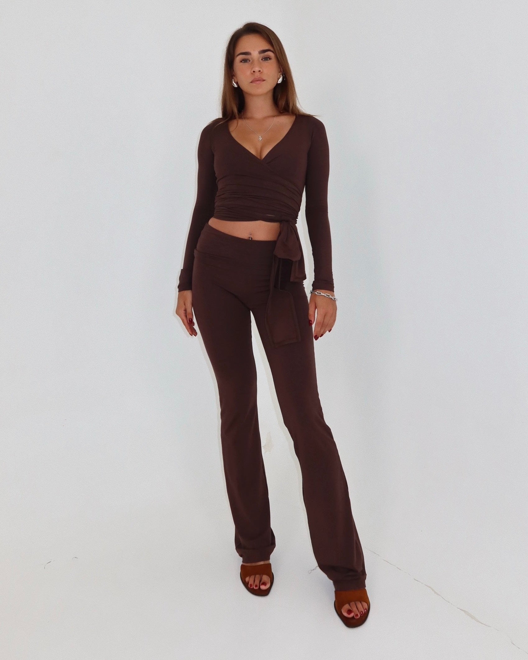 Ava Soft Pants in Chocolate — STORMYY (image 10 of 12)
