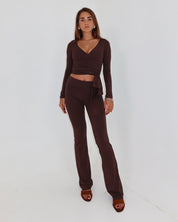 Ava Soft Pants in Chocolate — STORMYY (image 10 of 12)