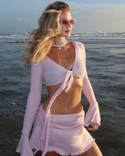 Kimia Mini Skirt in Blush — STORMYY (image 9 of 9)