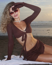 Kimia Long Sleeve in Choco — STORMYY (image 9 of 9)