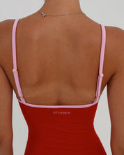 LINA DRESS - cherry blush