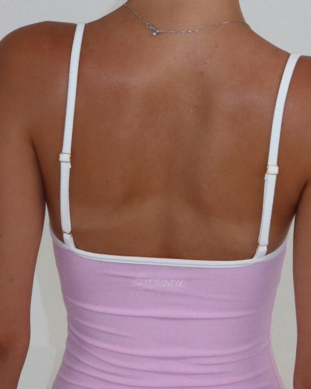 LINA DRESS - POWDERED KISS