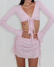 Kimia Mini Skirt in Blush — STORMYY (image 3 of 9)