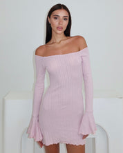 Kimia Off-Shoulder Dress Blush — STORMYY (image 1 of 4)
