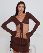 Kimia Long Sleeve in Choco — STORMYY (image 3 of 9)