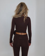 Ava Soft Pants in Chocolate — STORMYY (image 5 of 12)