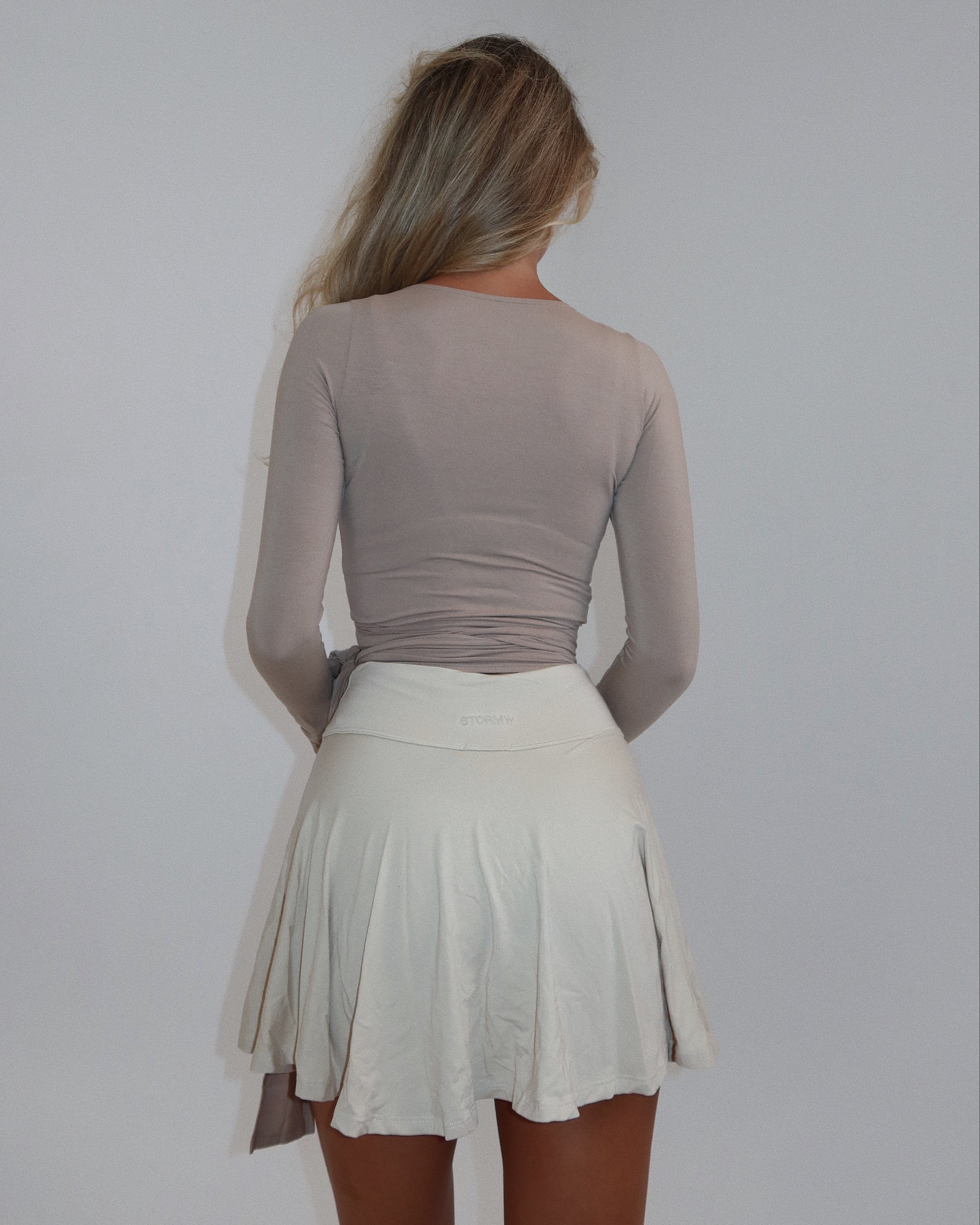 Ava Soft Skort in Vanilla — STORMYY (image 3 of 3)