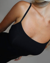 Darya Slip Dress in Noir — STORMYY (image 2 of 7)