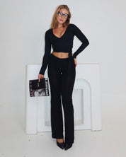 AVA SOFT PANTS - NOIR