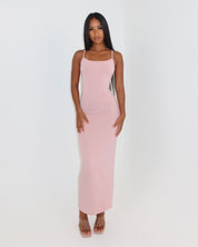 darya slip dress - blush