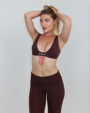 Ava | Soft Bra - chocolate