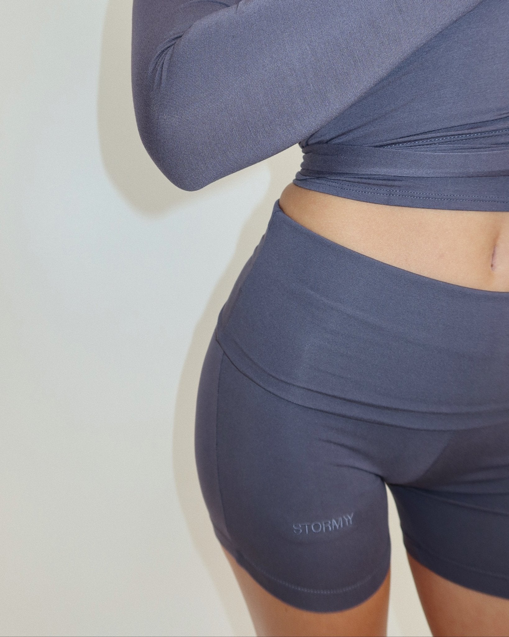 Ava Soft Shorts - Smoke - STORMYY