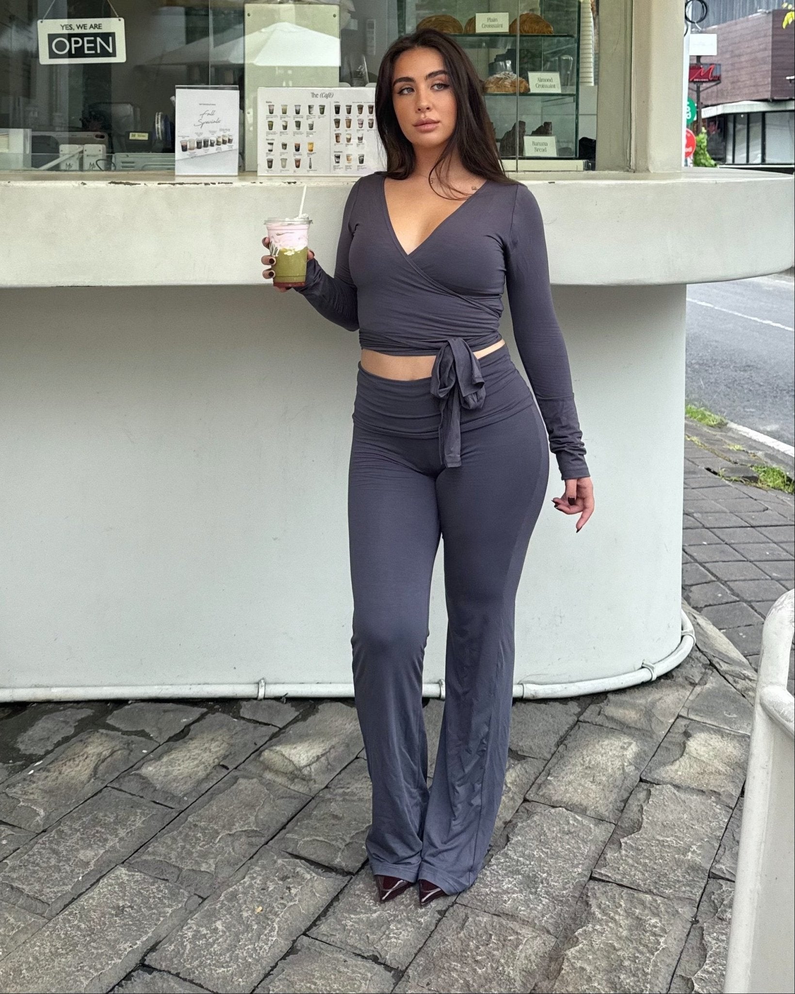 Ava Soft Pants - Smoke - STORMYY