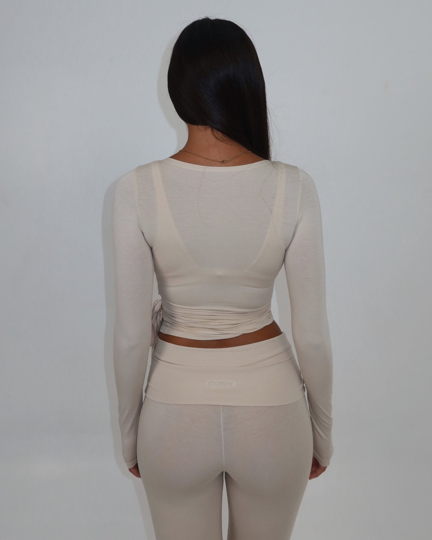 Ava Wrap Top - Vanilla - STORMYY