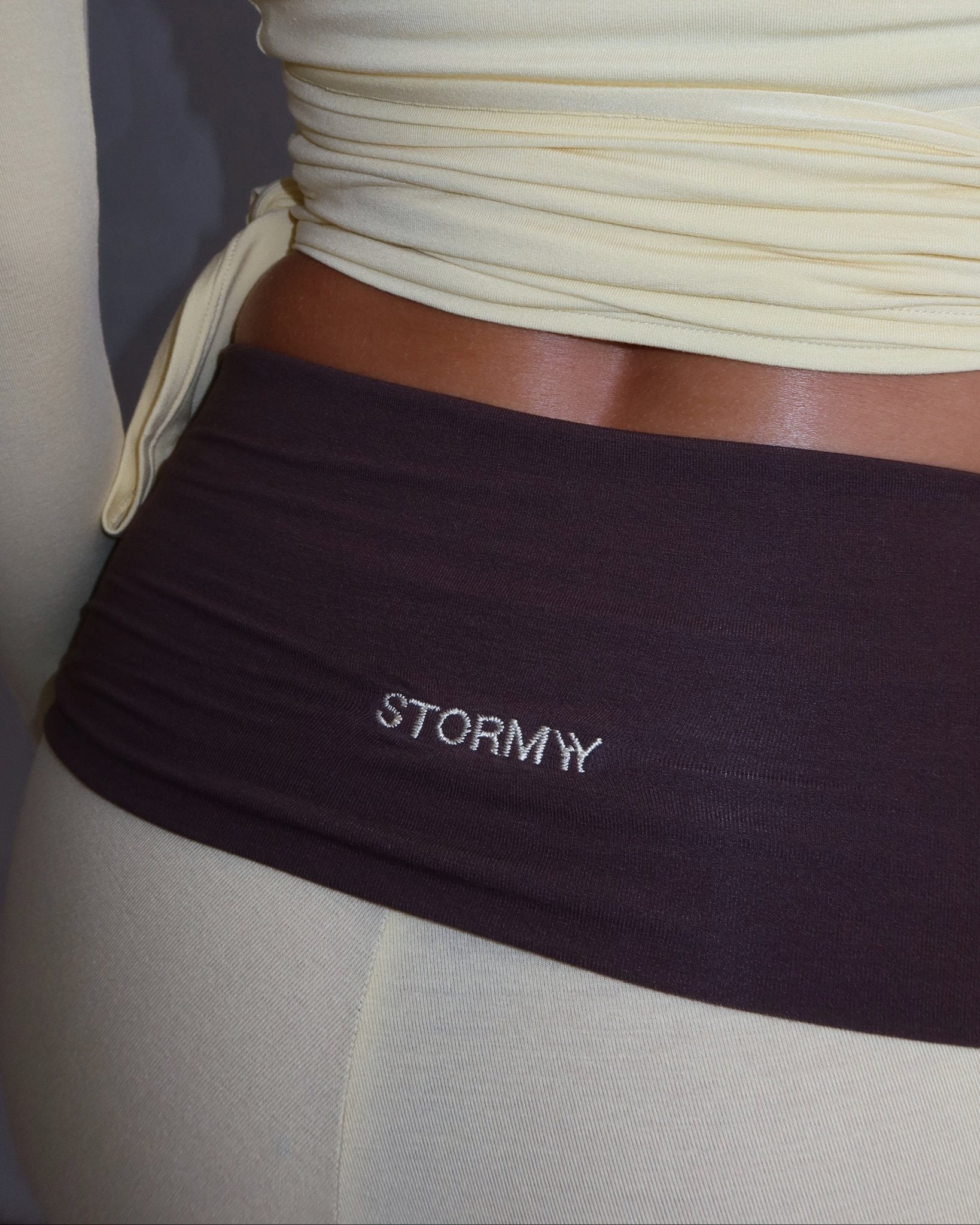 Ava Racer Pants - Cocoa Honey - STORMYY