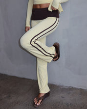 Ava Racer Pants - Cocoa Honey - STORMYY