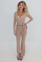 Ava Soft Pants - Beige