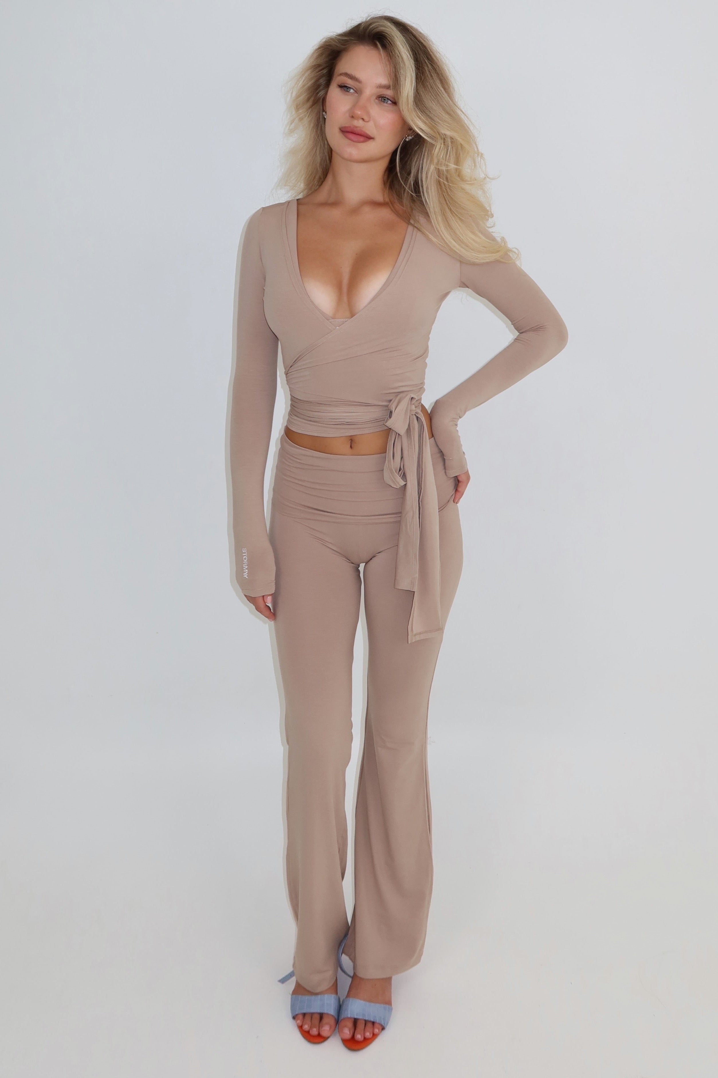 Ava Soft Pants - Beige