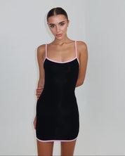 LINA DRESS - MIDNIGHT ROSE