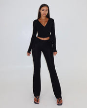 Ava Soft Pants - Black