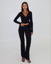 Ava Soft Pants - Black