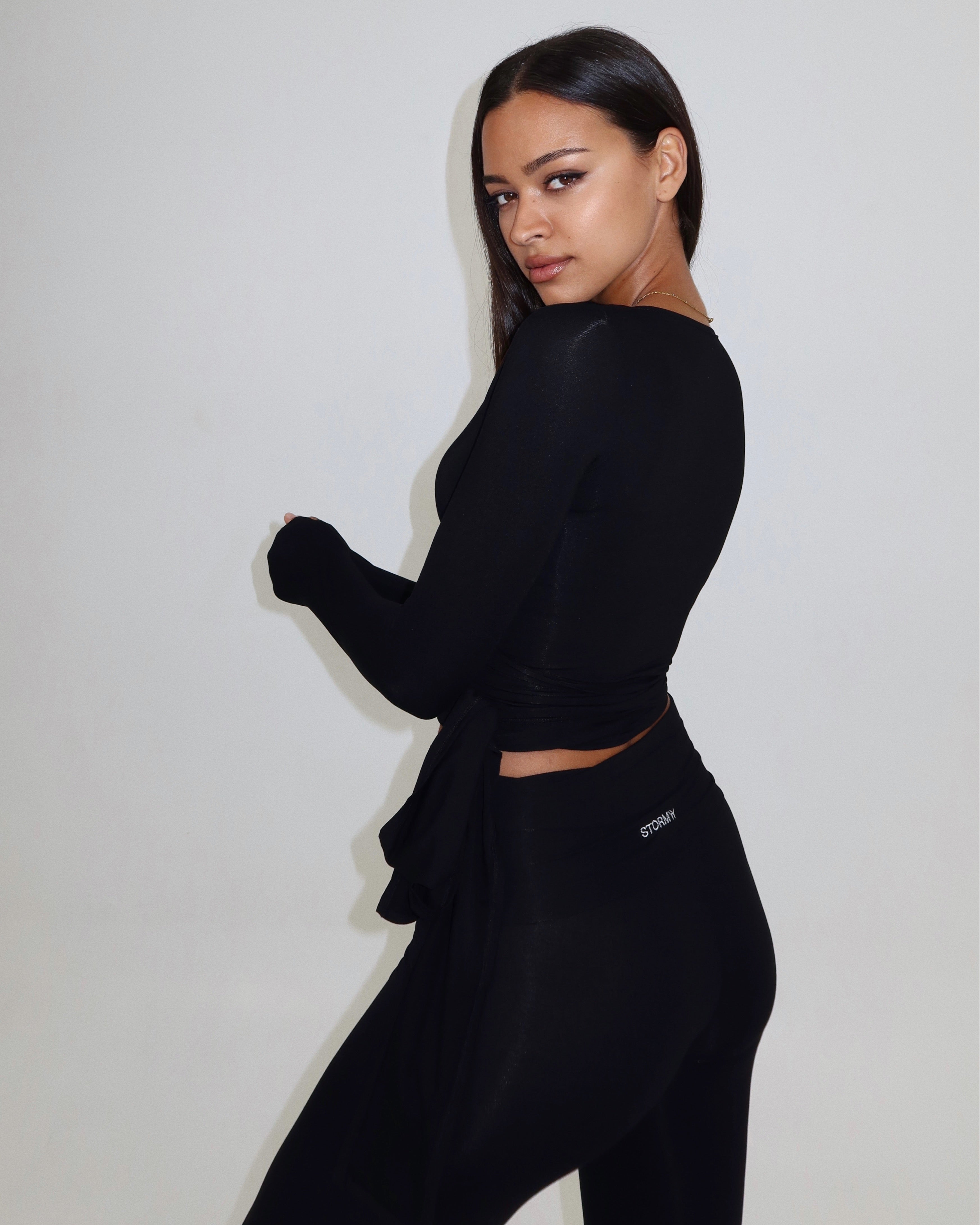 Ava Soft Pants - Black
