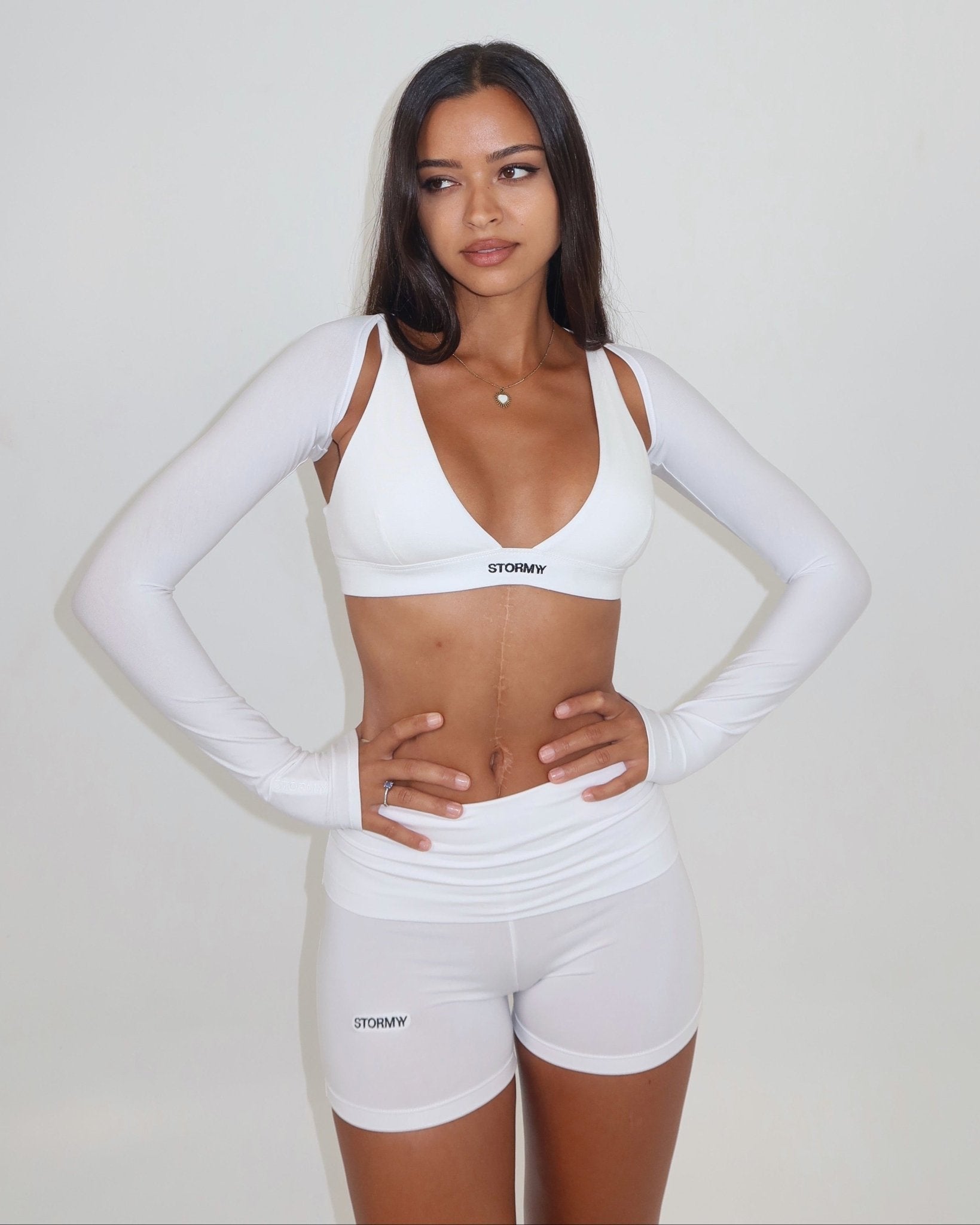 Ava Sleeves - White - STORMYY