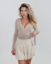 Ava Soft Skort in Vanilla — STORMYY (image 1 of 3)