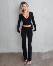 Ava Soft Pants - Black