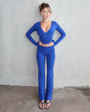 Ava Soft Pants - Blue