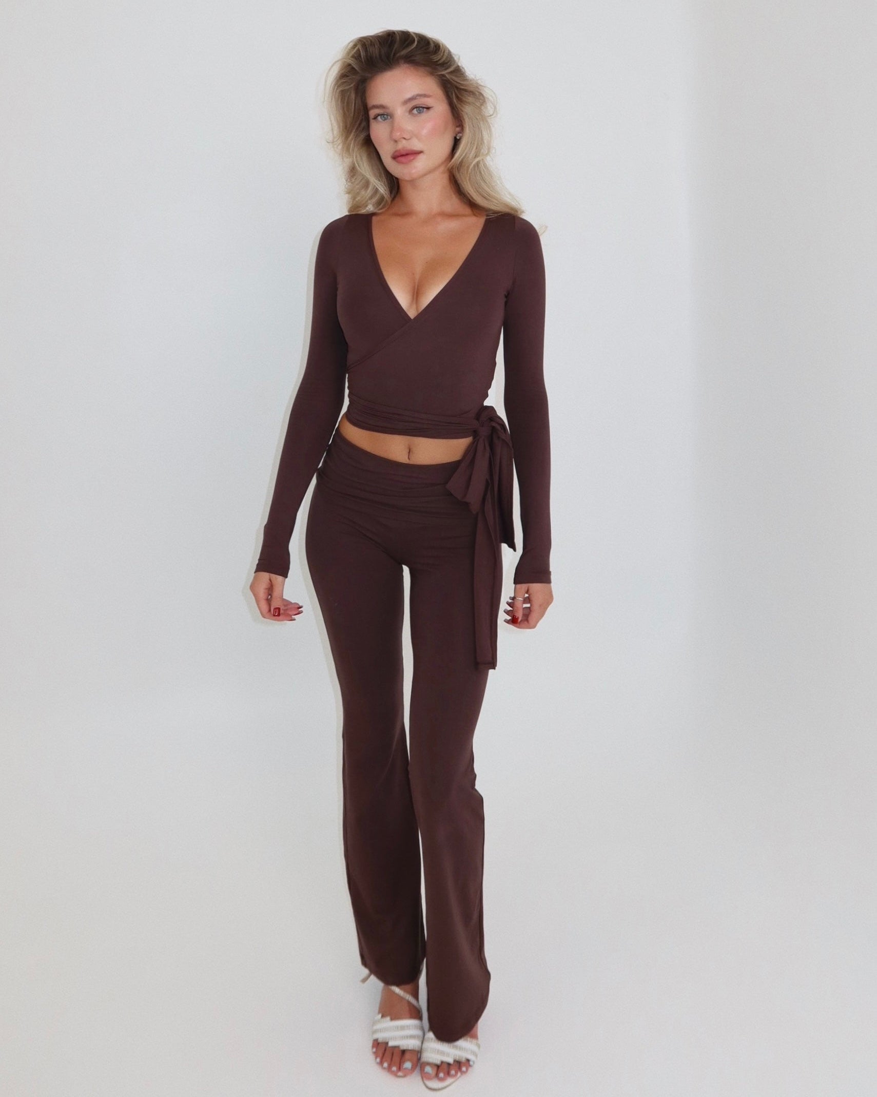 Ava Soft Pants in Chocolate — STORMYY (image 4 of 12)