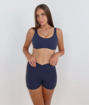 mina shorts - smoke