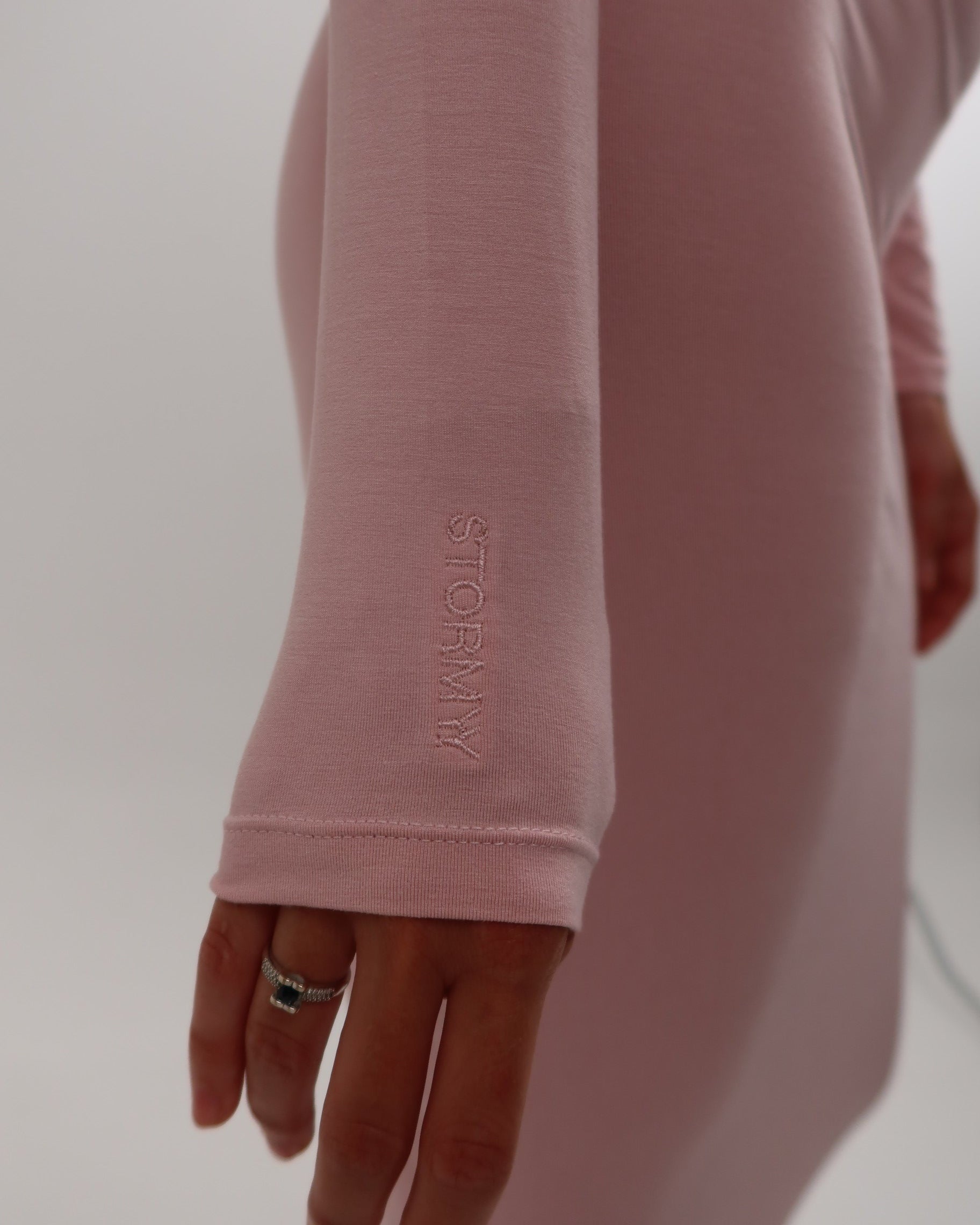 darya off-shoulder dress - blush