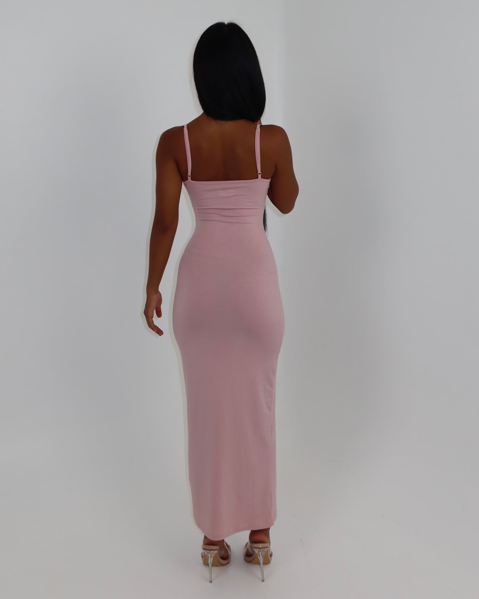 darya slip dress - blush