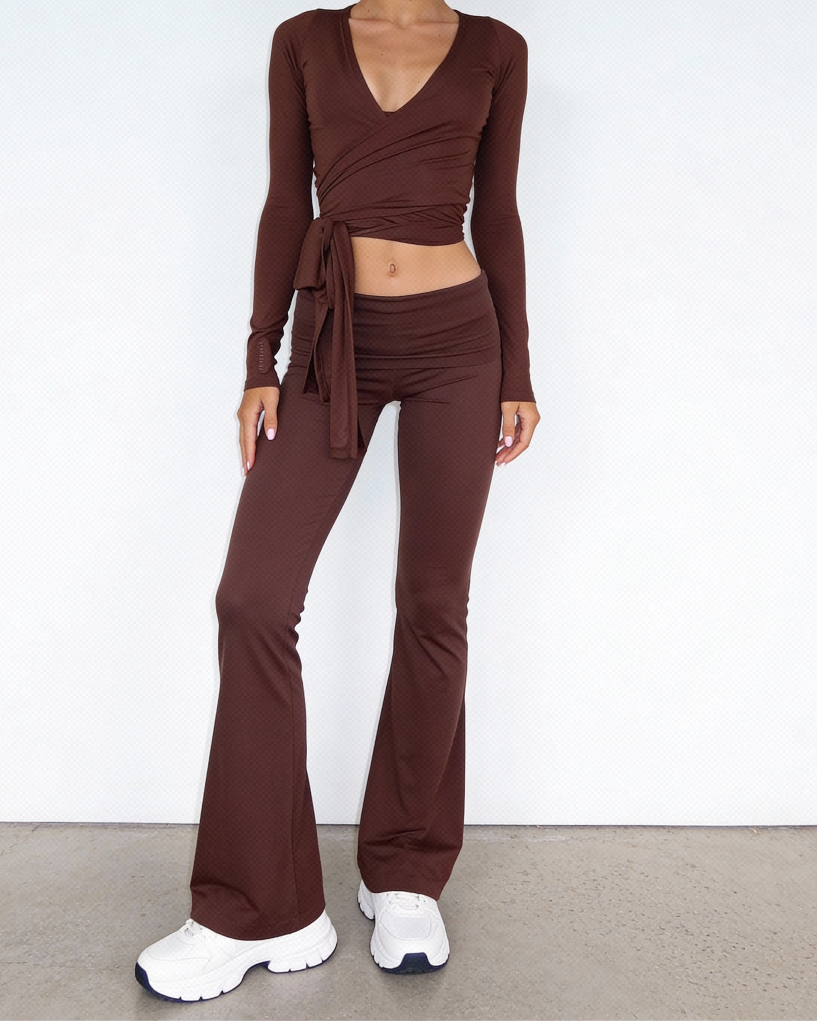 Ava | Soft Pants - chocolate