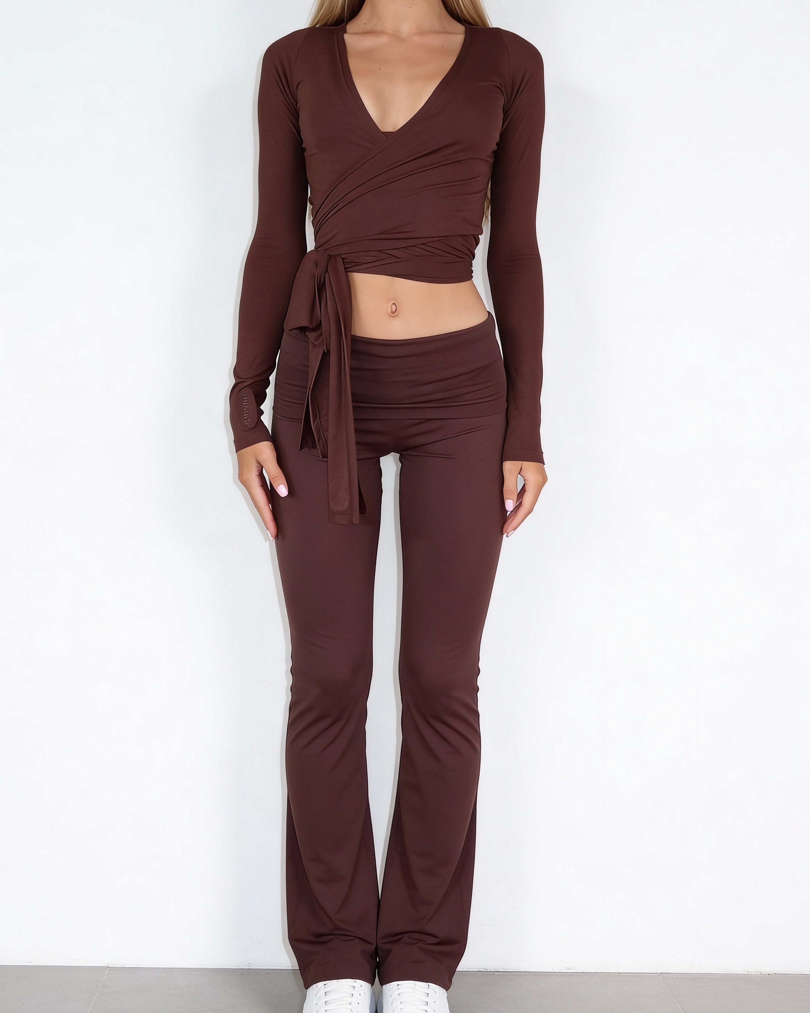 Ava | Soft Pants - chocolate