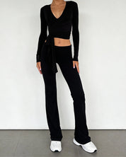 Ava | Soft Pants - noir